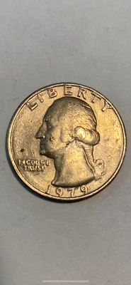 1979 Quarter No Mint Mark Uneven Strike - Image 1 of 2