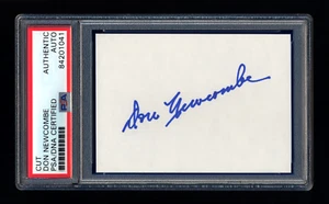 DON NEWCOMBE SIGNED MINT CUT PSA/DNA AUTOGRAPHED BROOKLYN DODGERS MVP ROY - Picture 1 of 1
