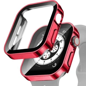 Screen Protector Waterproof Case For Apple Watch Series 8 7 6 5 4 SE Full Cover - Foto 1 di 20