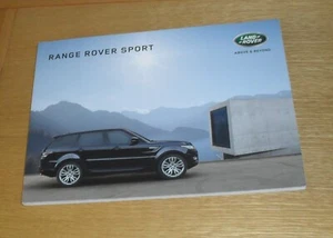 Range Rover Sport Brochure 2016 3.0 SDV6 4.4 SDV8 HSE Dynamic Autobiography SVR - Picture 1 of 1