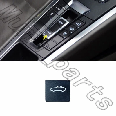 Cubierta de botón de interruptor de cierre convertible Boxster para Porsche 911 2013-19 sin cromo Foto 1 de 4