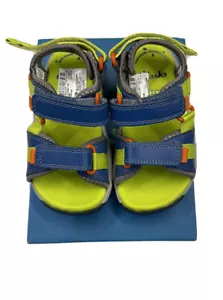 Clarks Boys Shoes sandals Size 7.5 Jollycrazy Inf blue Combi New With Box - Picture 1 of 5