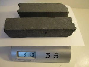 PURE GRAPHITE Raw bulk sticks bars 2x2 inch 3 Lbs 1.4 Kg for grinding, crucible - Picture 1 of 2