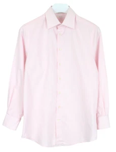 SUITSUPPLY Traveller Slim Fit Formal Shirt Men's 38 / 15 Pinstriped - Picture 1 of 11