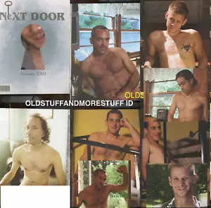 NEXT DOOR MEN PLAYGIRL TYPE JANUARY 2010 1-10 HAIRY DADDIES MASCULINE REAL MEN - Picture 1 of 1