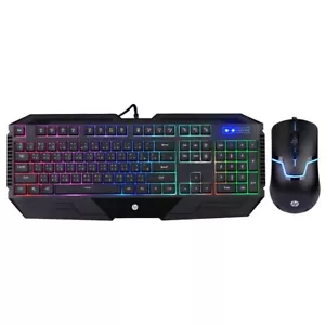 HP GK1100 Wired Gaming Keyboard + Mouse combo, LED backlit (SPANISH) - Picture 1 of 8