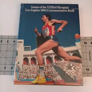 GAMES OF THE XXIIIrd OLYMPIAD LOS ANGELES 1984 COMMEMORATIVE BOOK FACTORY SEALED - Imagen 1 de 4