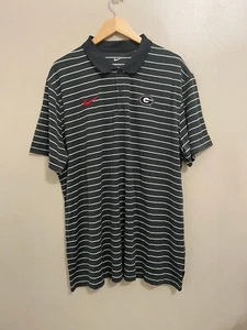 Nike Georgia Bulldogs UGA Team Issue Coach Kirby Smart Polo Shirt Mens M NEW - Picture 1 of 16
