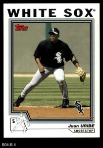 2004 Topps Traded #4 Juan Uribe T White Sox 8 - NM/MT - Picture 1 of 2