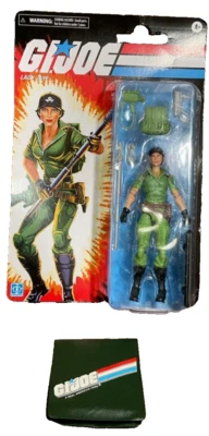 Figura de Acción Hasbro GI Joe Colección Retro Lady Jane y Cartera GI Joe De Colección⭐ Foto 1 de 4