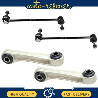 4x Kit de enlace de barra estabilizadora de suspensión delantera trasera para Cadillac DeVille 1997~1999 Foto 1 de 4