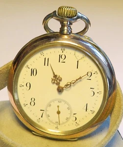 Orig. IWC International Watch Schaffhausen 0,800 Silber Taschenuhr HTU ca. 1910 - Picture 1 of 9