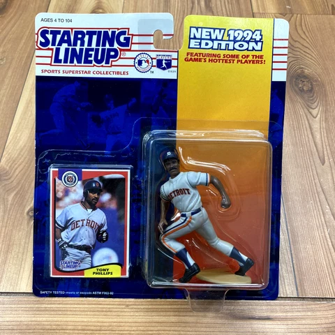 UNOPENED Starting Lineup 1994 Tony Phillips Detroit Tigers MLB Action Figure Cover