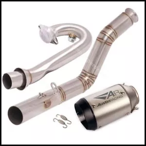 Tubo de enlace de cabezal de escape de carbono sistema completo modificado para DUKE 390 250 2017-2020 - Imagen 1 de 12