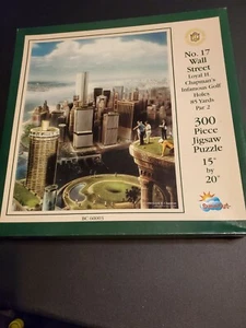 SunsOut 300pcs Puzzle No17 Wall Street 85 yards Par 2 Loyal H Chapman World Trad - Picture 1 of 6