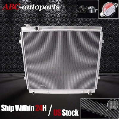 Full Aluminum Radiator For Toyota: 2001-2004 Sequoia & 2004-2006 Tundra 4.7L V8 - Image 1 of 4