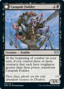 CATAPULT FODDER x4 ~mtg NM-M Innistrad: Crimson Vow 4 Unc - Picture 1 of 1