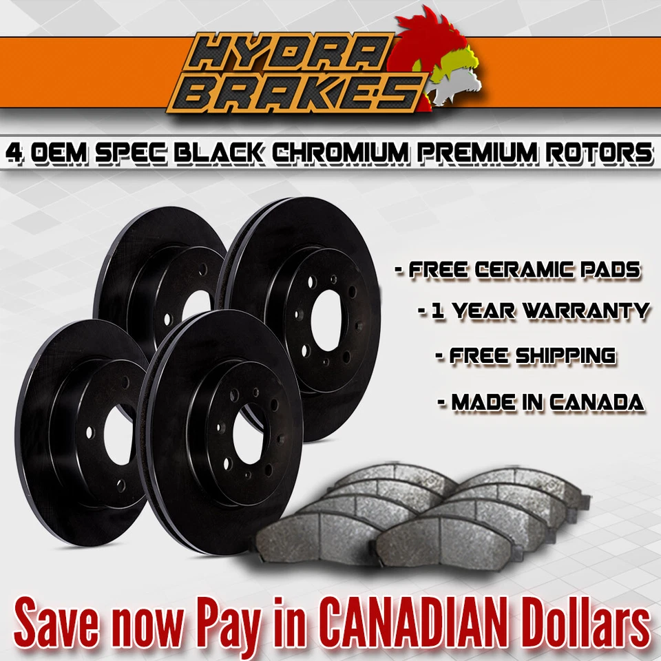 FITS 2010 2011 2012 2013 LINCOLN NAVIGATOR OE BLANK Brake Rotors CERAMIC BLK Foto 1 de 1