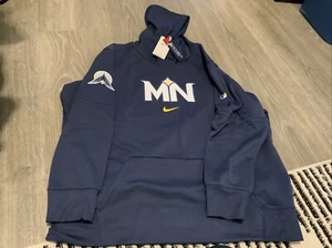 Nike Minnesota Twins City Connect Therma-Fit Hoodie Men’s Size: 3XL NWT Blue - Picture 1 of 5