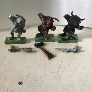 Warhammer Fantasy Chaos Minotaurus Beastmen 3er Einheit - Bild 1 von 2