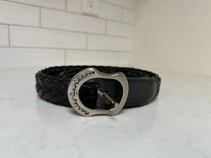 Größe 32 34 Taille Harley Davidson Herren geflochten schwarz Ledergürtel Motorrad - Bild 1 von 11