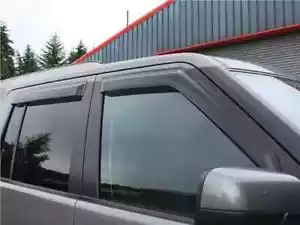 DISCOVERY 3-4 WIND DEFLECTORS,SUN RAIN DEFLECTOR.FRONT REAR DOORS.DEEP DARK TINT - Picture 1 of 8
