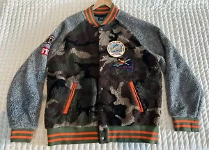 Polo Ralph Lauren giacca caccia mimetica bomber pile toppe sportivo fauna selvatica M - Foto 1 di 10