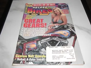 Hot Rod Bikes Aug 1999, Arlen Ness Twin Cam Harley, Jaxsports Roadster, Choppers - Picture 1 of 1
