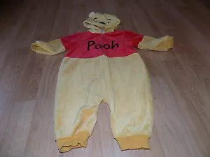 Baby Size 12 Months Disney Winnie the Pooh Bear Halloween Costume Jumpsuit EUC - Picture 1 of 3