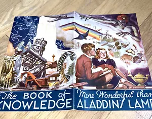 1938 The Grolier Society BOOK OF KNOWLEDGE Promotional Book ALADDIN'S LAMP - Imagen 1 de 10