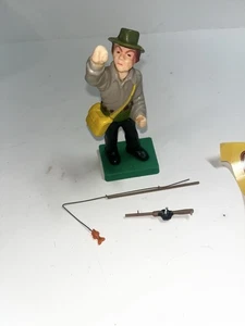 Vintage 1978 Wilton Fishy Situation Cake Topper Dekoration - Bild 1 von 4