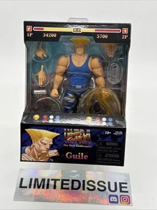 Jada Toys Ultra Street Fighter II Guile Player 2 blau 6" Figur Target Exclusive - Bild 1 von 7