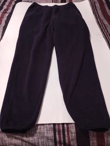 PATAGONIA Men's 100% Polyester (L) Dark Blue FLEECE Sweatpants/Pants/Bottoms - Picture 1 of 7
