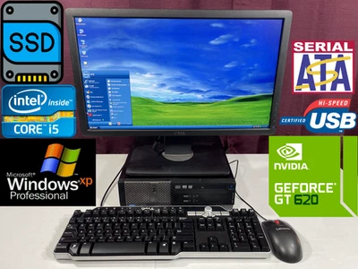 *RESTORED w/ SSD* Windows XP Slimline Complete Vintage Retro Gaming PC System - Image 1 of 4