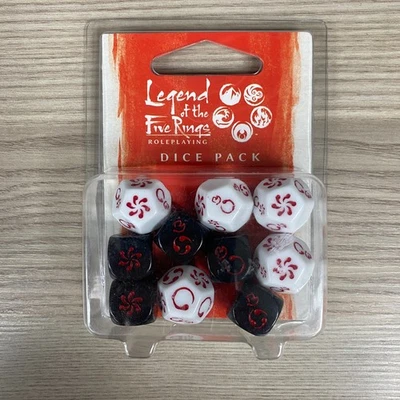 Leyenda De Los Cinco Anillos Juego De Rol Juego De Dados Sellado Pack RPG - Imagen 1 de 3