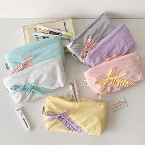Straps Bowknot Y2K Bow Stationery Bag Desktop Storage Ins Pencil Pouch  Student - Picture 1 of 18