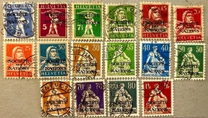 Schweiz 2O2, 2O5, 2O7-2O8, 2O11, 2O13-2O14, 2O17-2O20, 2O22-2O26 / Official - Bild 1 von 2