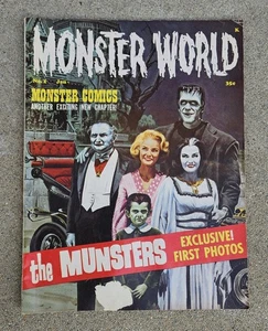 Monster World Magazine 1965 #2 The Munsters Godzilla enero - Imagen 1 de 24