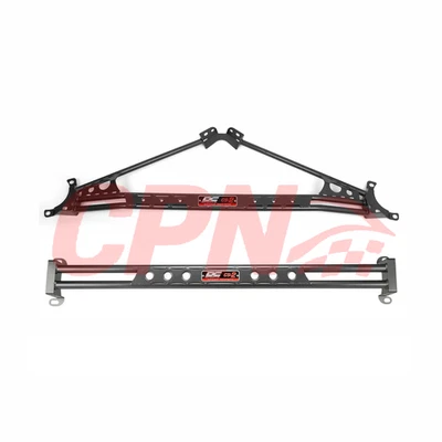 Kit de soporte de barra de puntal delantero y trasero DC Sports gris CS-2 para Subaru BRZ 2013-2021 Foto 1 de 4