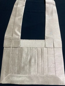 Kasaya Gewand klein Gojo goldfarben traditionell Jodo Sekte buddhistisches Kleidungsstück Japan - Bild 1 von 12