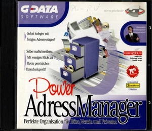 G Data Power Adress Manager, Adressverwaltung und -Druck für W 98 oder höher - Bild 1 von 2