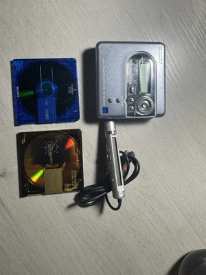 Grabadora portátil Sony MZ-NH600D MiniDisc Hi-MD Walkman - Probada funcionando Foto 1 de 4