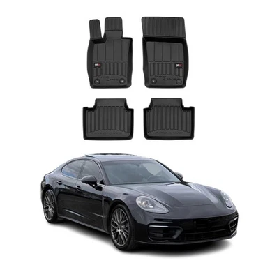 OMAC Premium Floor Mats for Porsche Panamera 2017-2023 Waterproof Heavy Duty - Image 1 of 4