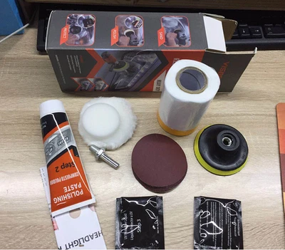 Car Headlight Lens Lamp Restoration Repair Kit Polishing Cleaner Cleaning Tool - Image 1 of 4