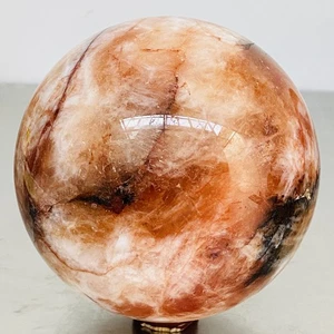 Natürliche rote Kleber Blume Quarz Kugel Kristallkugel Heilung 3760G - Bild 1 von 12