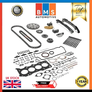 TIMING CHAIN KIT WITH REBUILD PARTS FOR MAZDA 3 6CX-5 SKYACTIV 2.2 DIESEL SHY4 - Picture 1 of 10