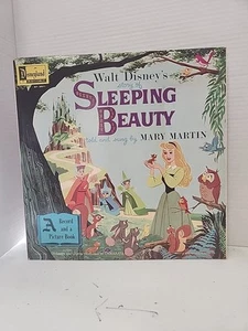 Walt Disney Story Of Sleeping Beauty 1958 Vinyl Record Ands Story Book 3911 - Picture 1 of 7