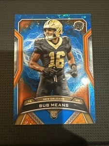 2024 Topps Resurgence #167 Bub Means Blue & Orange Spark RC Saints - Picture 1 of 2