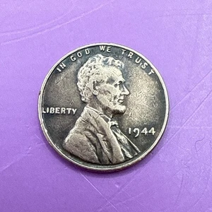1944 wheat penny no mint mark - Picture 1 of 6