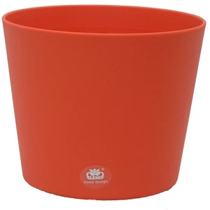 Kunststoff Blumentopf Flori Farbe dunkelorange - Bild 1 von 4